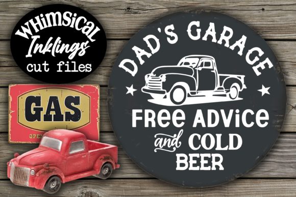 Dad's Garage Round: Graphics & Illustrations