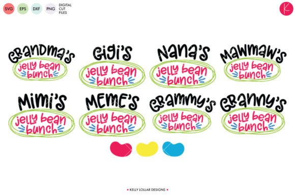 Grandma's Jelly Bean Bundle: Crafts & Graphics