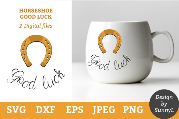 Horseshoe Good Luck St. Patricks Day Design Review