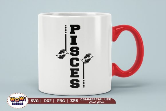 Pisces Svg: Zodiac Sign Graphics & Illustrations