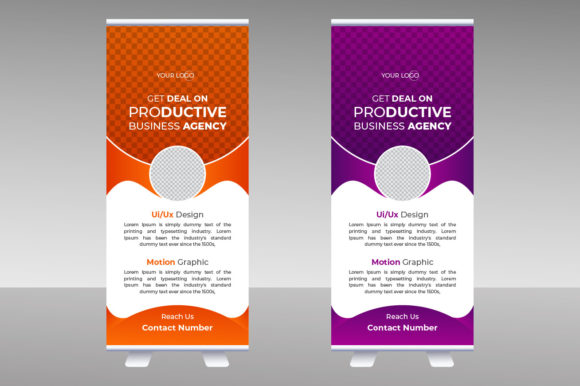 Roll Up Banner Template: Graphics & Print Templates