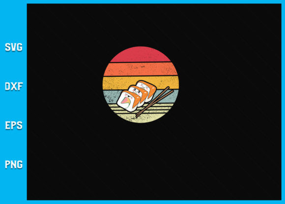 Sushi Roll Sashimi Lover SVG: Graphics for Crafts