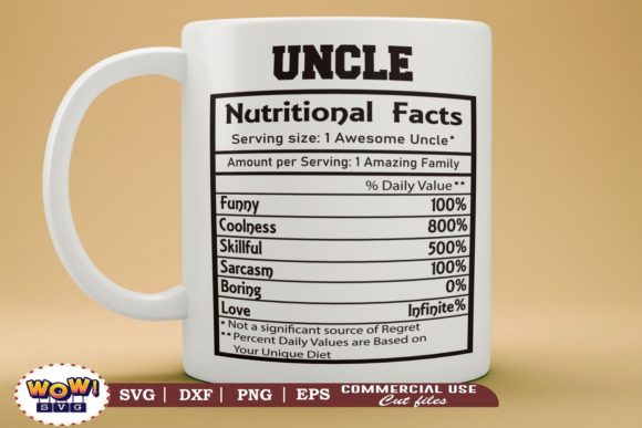 Uncle Nutrition Facts: Essential Graphics & Illustrations